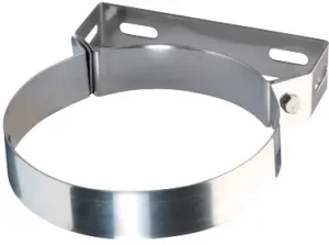 Wandhalter 40 mm Höhe für einwandiges Edelstahl-Rohr Ø 450 mm Letzte Chance