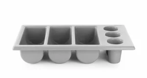 Angebot Hendi Besteckbehälter, Grau, 530 x 325 x (H) 105 mm